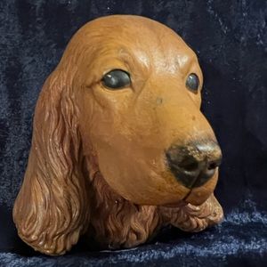 Rare Vintage Bossons Spaniel Dog Chalkware
